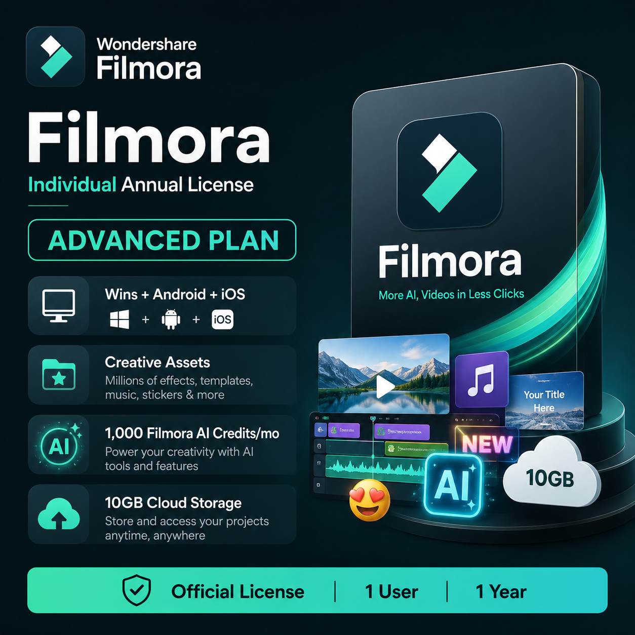 Wondershare Filmora 15 (Instant Email Delivery) - Image 4